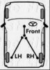 FIRST LINE FKB2237 Cable, parking brake